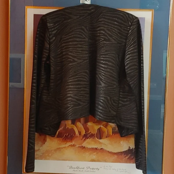 Animal print crop Jacket - Picture 5 of 7